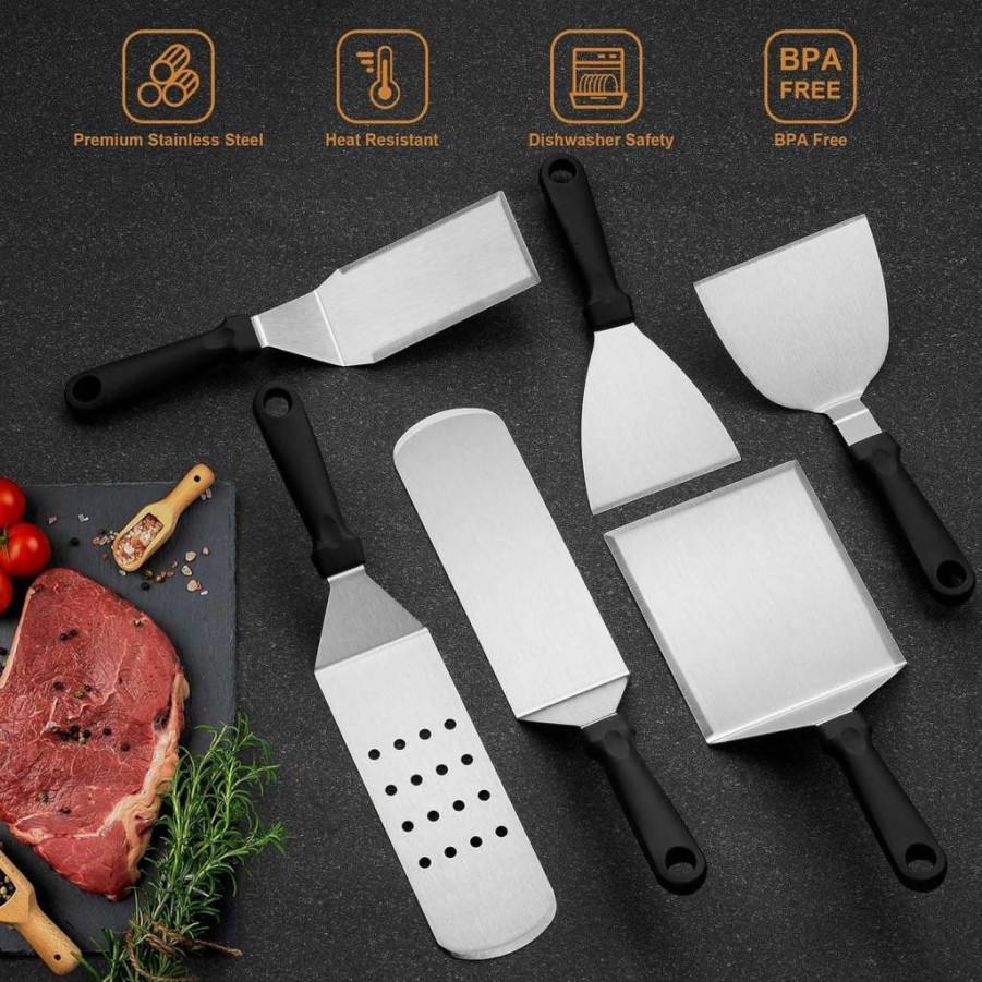AIYNND Premium BBQ Tool Set - Unique Father's Day Gift for Dad from Daughter or Son, Cool Grilling Accessories for New Dads, First Time Fathers
