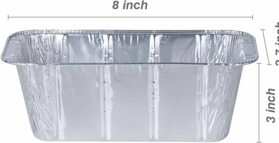 MOACOK 50-Pack Aluminum Foil Grease Drip Pans for Blackstone Griddles 17-36 Inches, Compatible with 22/28/30/36 Inch Models, Heavy Duty Grill Grease Trays for Griddle Accessories