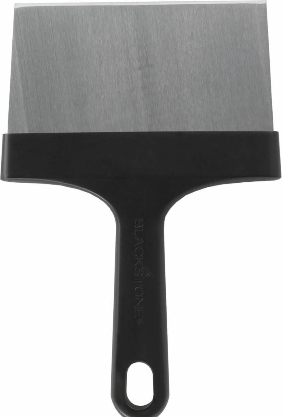 BLACKSTONE Heavy Duty Grill Scraper - Stainless Steel BBQ Griddle Cleaner with Long Handle, Multipurpose Kitchen Tool for Flat Top Cooking & Food Chopping - Model 5061