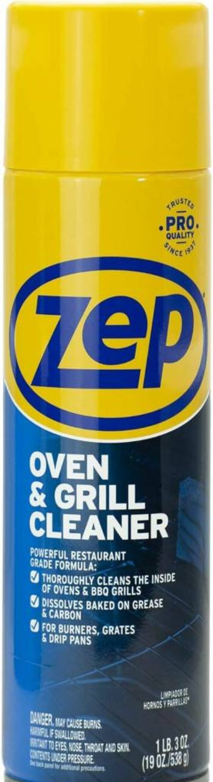Zep Heavy-Duty Oven and Grill Cleaner – 19 oz Powerful Degreaser for Tough Grease & Grime