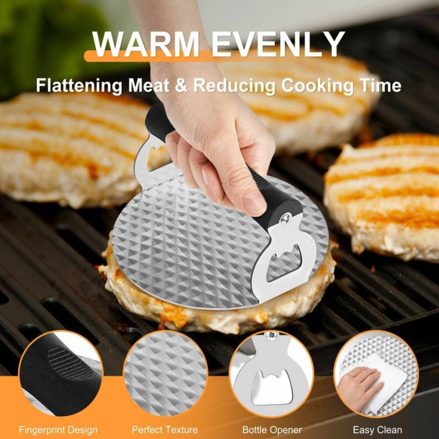 DY DECENT FAMILY 30Pcs Blackstone Grill Accessories Kit - Professional BBQ Tool Set with Spatula, Burger Press, Meat Injector, Thermometer, Tongs & Basting Cover for Camping, Backyard, Teppanyaki Cooking