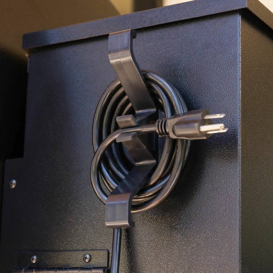 Magna Outdoors Wood Pellet Grill Smoker Power Cord Organizer - Magnetic Cord Wrap for Powder Coated Steel Grills - Secure & Tidy Pellet Grill Accessory