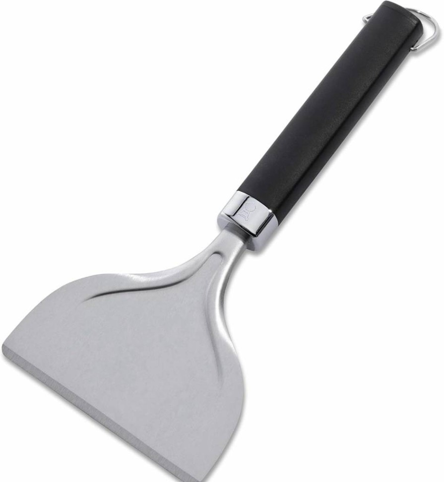 Weber Grill Scraper - Heavy Duty Stainless Steel Griddle Cleaner for Weber Grills - Durable BBQ Tool with Ergonomic Handle
