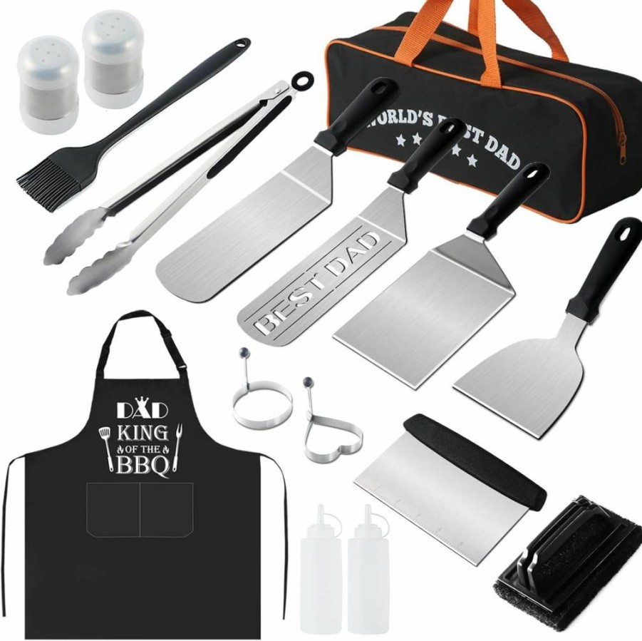 LeadEdge BBQ Grill Gift Set for Dad - Perfect Father's Day, Birthday, Christmas Gifts for Dad, Father-in-Law, Stepdad, New Dads & Grandpas