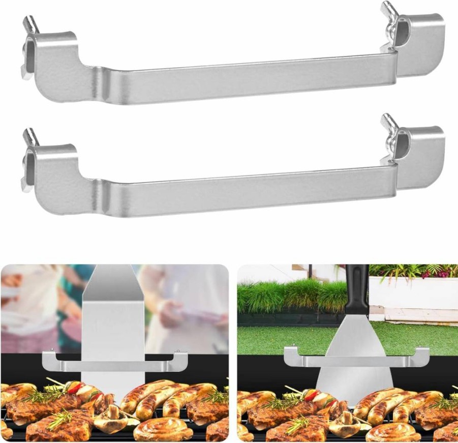 2Pcs Olaismln Griddle Spatula Holder for Blackstone, Camp Chef & Royal Gourmet - Heavy Duty Outdoor Grilling Tool Organizer Accessories