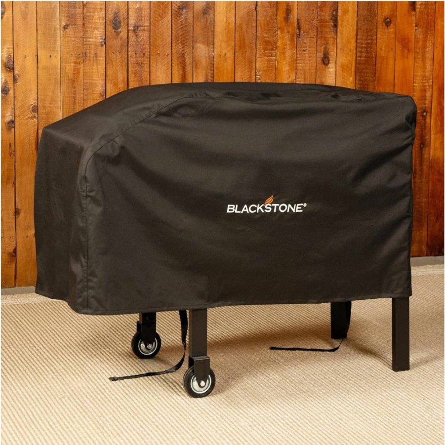 BLACKSTONE 22" & 28" Griddle Cover - Heavy Duty 600D Polyester Protective Cover for Single Shelf Griddles - Weather Resistant Black Outdoor Grill Cover