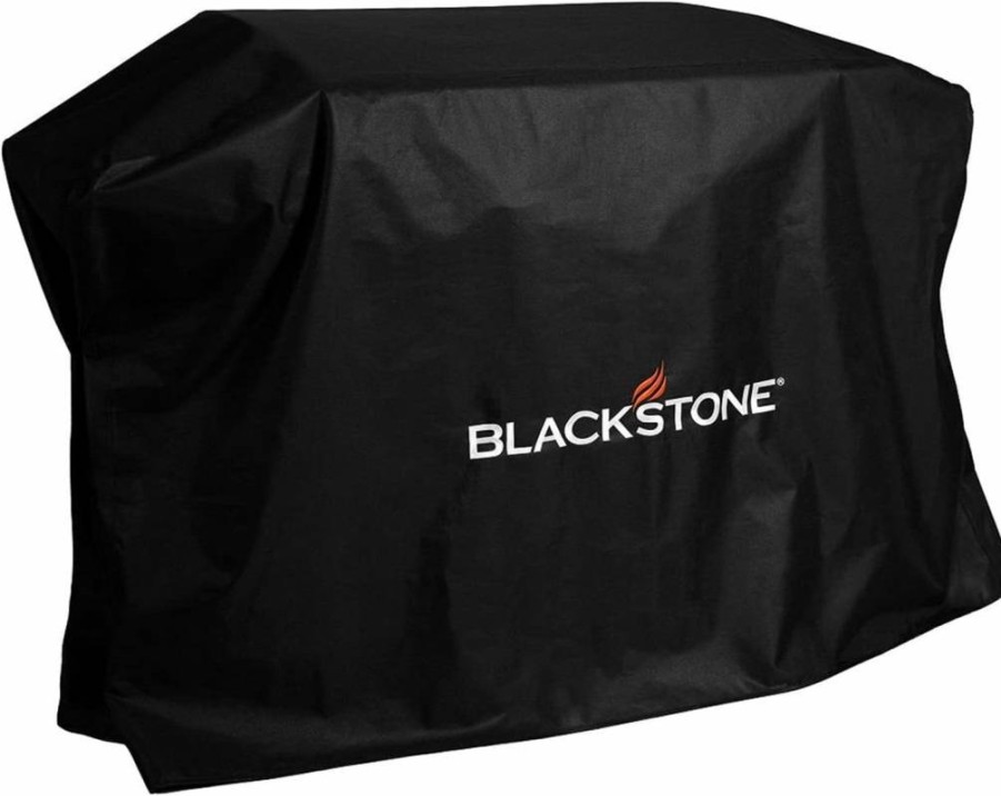 BLACKSTONE 28-Inch Griddle Cover - Heavy Duty 600D Polyester, Waterproof & Weather Resistant, Fits Cooking Station With Hood, Includes Cinch Straps (5483 Model, Black)