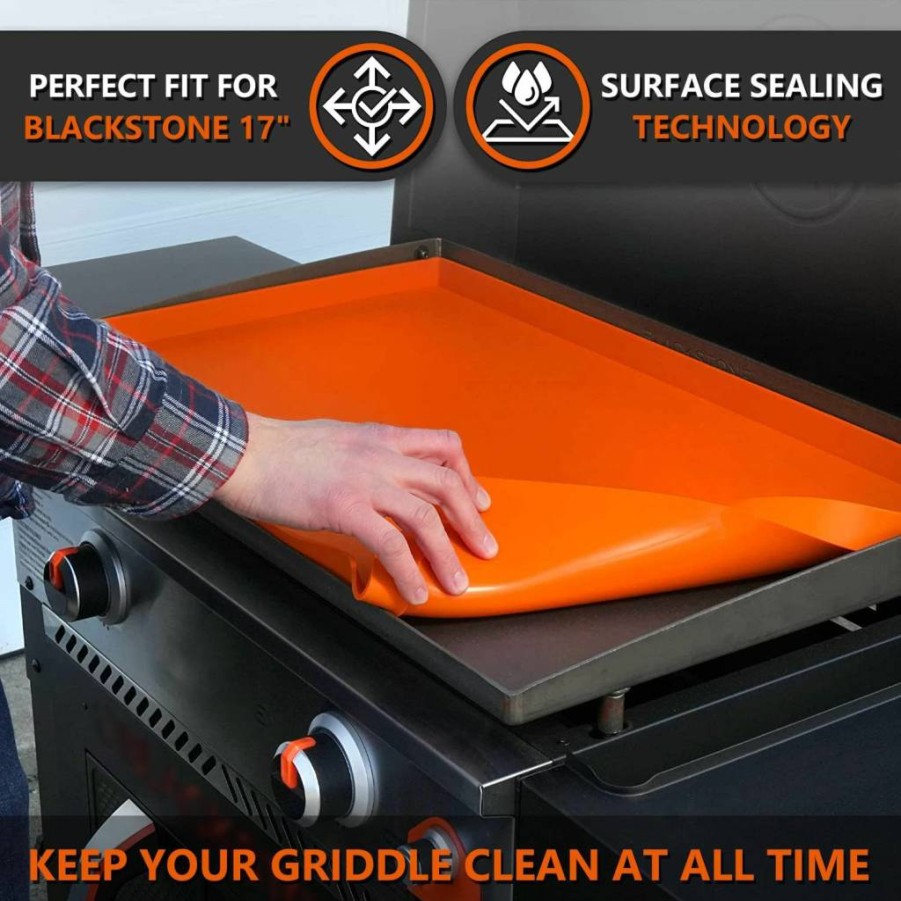 Protebox 36 Inch Silicone Griddle Mat for Blackstone – Heavy Duty, Food Grade, Non-Stick Griddle Protector Cover – Prevents Dirt & Rust, Year-Round Griddle Protection