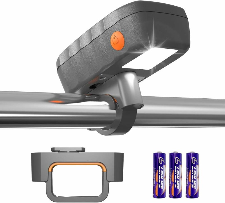 OATISLIFE Automatic LED Grill Light for Blackstone Griddle & Weber Grill - Hands-Free BBQ Light with On/Off Sensor, Durable Outdoor Cooking Accessories, Gray - Perfect Gift for Men, Dad, Husband