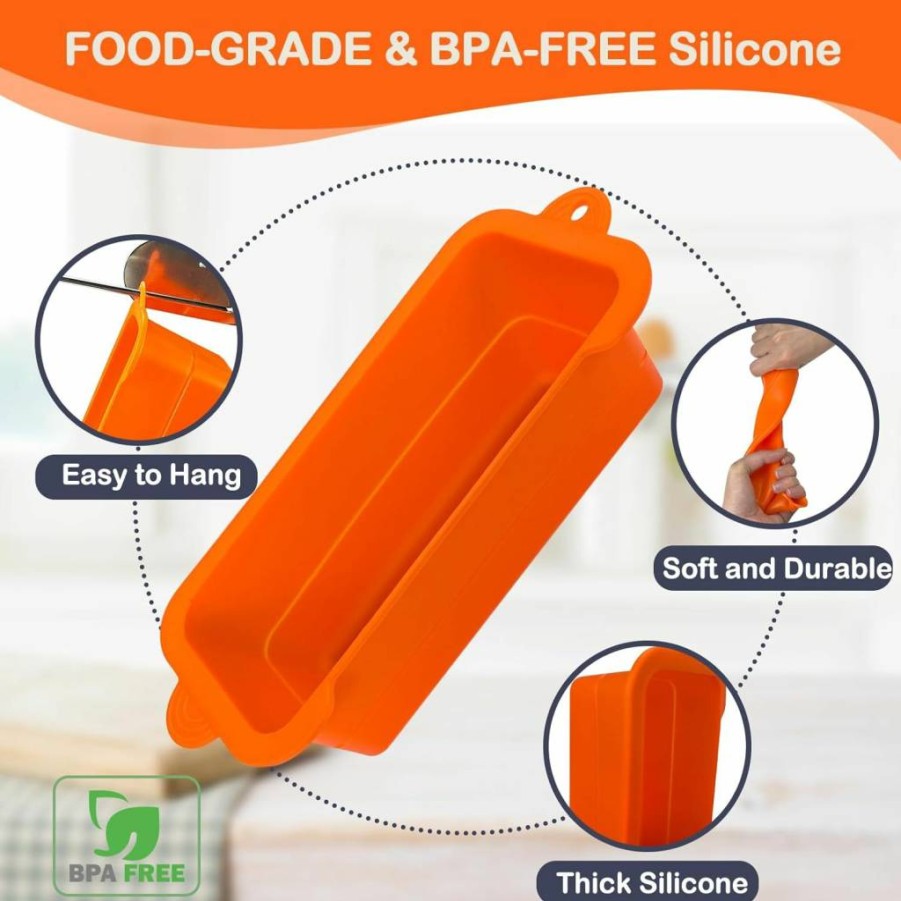 Koolstuffs Reusable Silicone Grease Cup Liners for Blackstone Griddles - 2 Pack Non-Slip Grease Catcher Trays for 17, 22, 28, 36 Inch Models - Grill Accessories