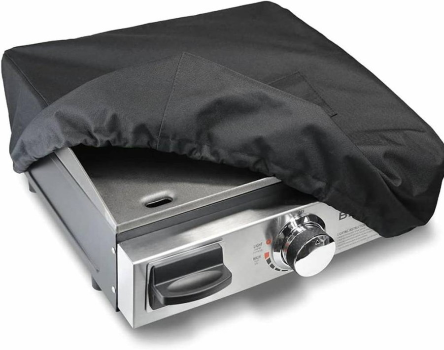 BLACKSTONE 17 Inch Griddle Cover with Carry Bag - Waterproof 600D Polyester Protective Cover for 17" Flat Top Gas Grill, Fits Blackstone Cooking Station (Hood Not Included)