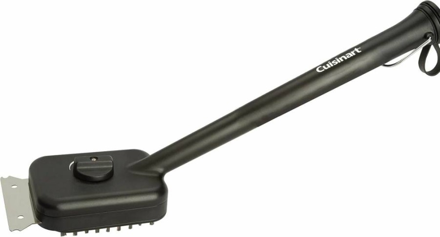 Cuisinart CSBS-777 Steam Clean Grill Brush – Heavy Duty Stainless Steel Bristles for BBQ Cleaning