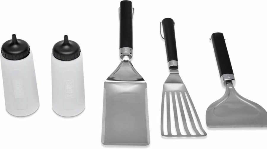 Weber Essential 5-Piece Griddle Tool Set for Outdoor Cooking
