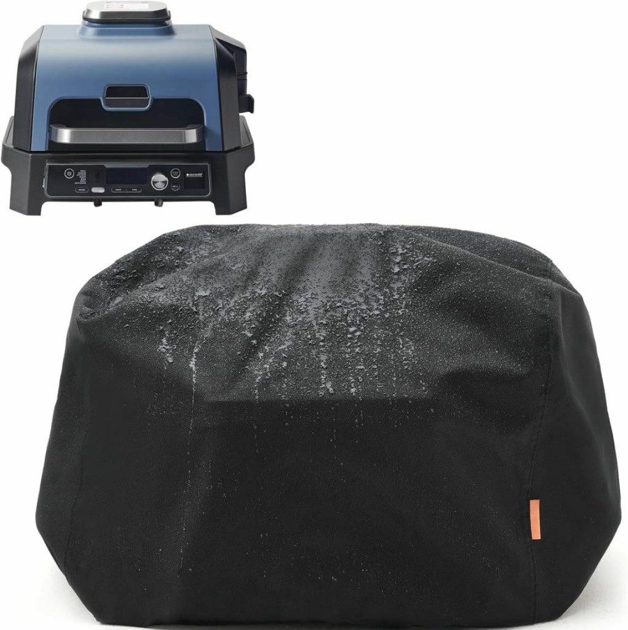 TRAVELIT Waterproof Windproof Grill Cover for Ninja Woodfire Pro Premium XL OG900/800 Series Outdoor Smoker Air Fryer with Drawstring Closure